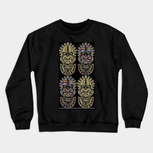 Tribal Mask Crewneck Sweatshirt